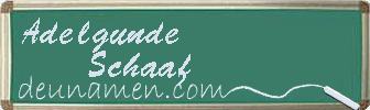 Adelgunde Schaaf Visitenkarte